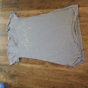 Grey "Loved" sleeping dress